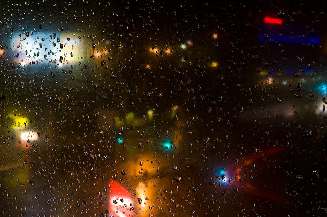 Denver in the rain