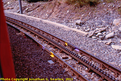 Rack Railway Track on the BVZ, Picture 1, Visp District, Switzerland, 2011
