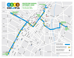 CicLAvia 2012 map