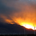 Sunset with wind turbines (3367)