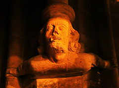 cirencester c.1300 now under organ