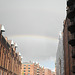 Regenbogen über der Speicherstadt