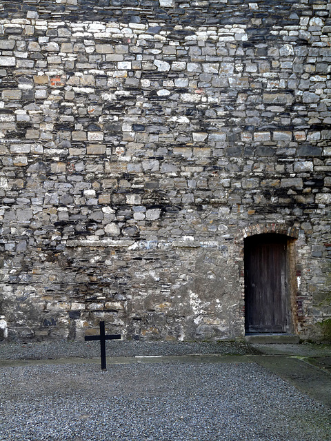 Place of Execution Following the Easter Rising of 1916. Kilmainham Jail Exercise Yard