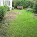 The top lawn now it's been cleared