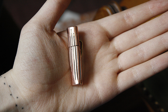 Needle case in copper