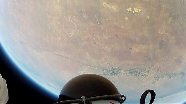 GoPro Hero shot from Mission To The Edge of Space (2)