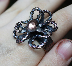Octopus ring II, finished