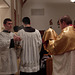 The Holy Eucharist, in the Ciborium, is venerated