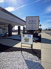 Aqua Soleil (10) with sign