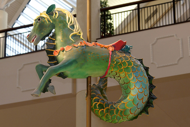 Sea Dragon Horse – Fantasy Carousel, Willow Grove Park Mall, Philadelphia