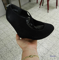 Marie's luxurious high-heeled Shoe / La Chaussure luxueuse de Marie en main