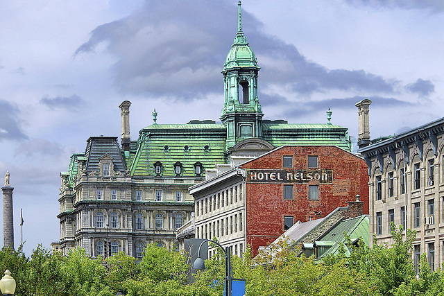 Hôtel de Ville and Hôtel Nelson, Montreal