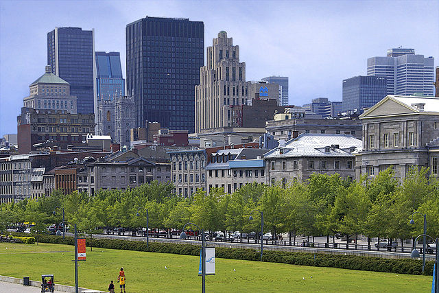 Montreal Skyline from the Vieux Port
