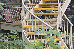 Wrought Iron Staircase – Marquette Street, Montreal