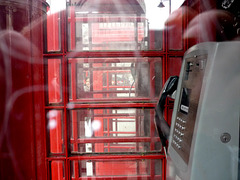 Looking through the phone boxes