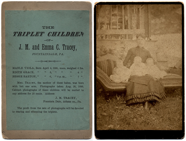 The Triplet Children of J. M. and Emma C. Tracey