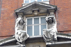 Statues end of Mortimer St