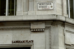 Mortimer Street and Langham Place