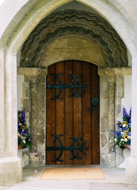 Norman doorway, St James the Great, Thorley