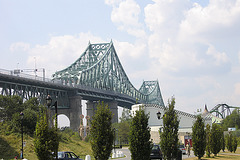 Jacques Cartier Bridge from La Ronde – Montreal