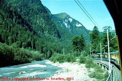 BOB Narrow-Gauge Train, Picture 6, Edit 2, Near Grindelwald, Interlaken-Oberhasli, Switzerland, 2011