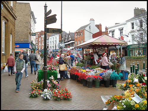 Christmas street market