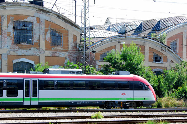 Modern Bulgarian train, Sofia