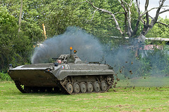 A BMP 1 Armoured Personnel Carrier