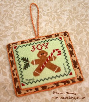 Joy Gingerbread Man Ornament 6/28/12