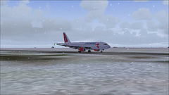CSA A320 in the Snow (FS2004)