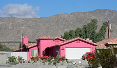 Bright Pink House at Cactus and 2nd (7926)