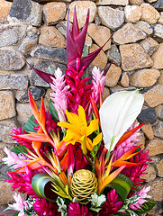 Bouquet tropical