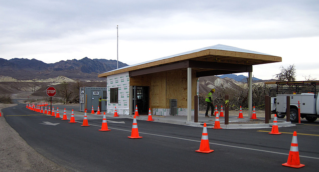 Furnace Creek Campground - New Entrance Station (4207)