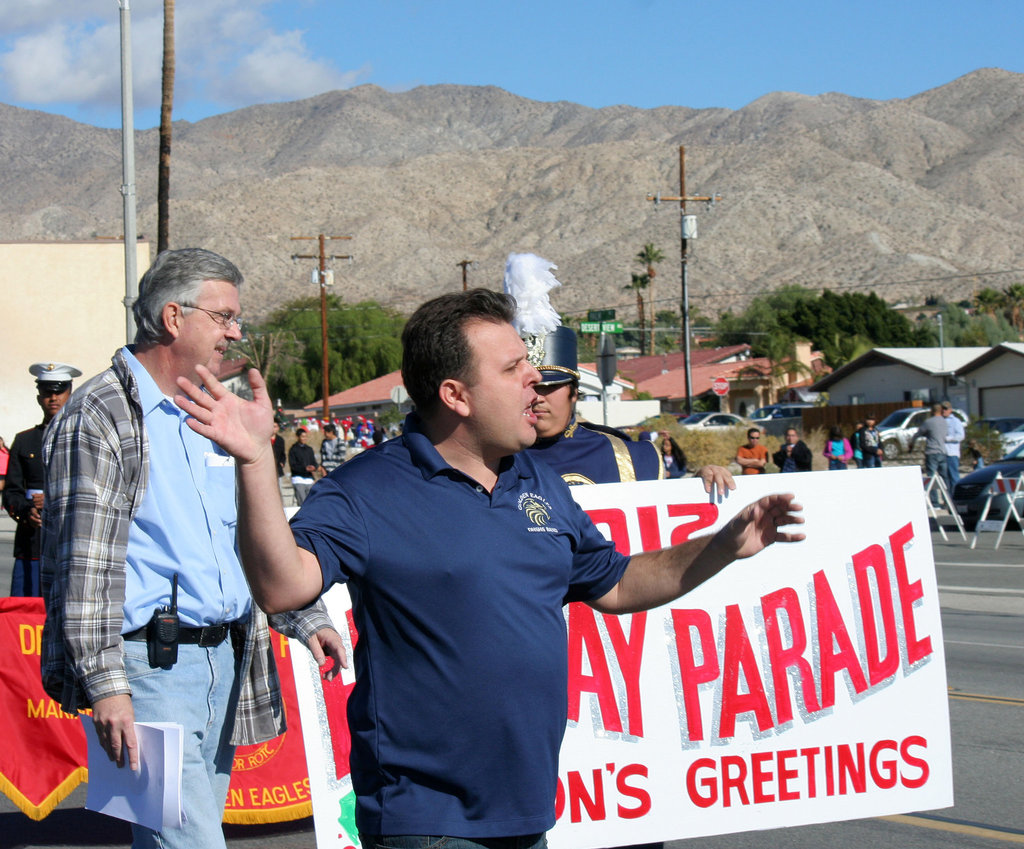 DHS Holiday Parade 2012 - Dr. Brian McDaniel (7534)