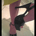 Marlène's hot high heels shoes / Les beaux talons hauts de Marlène.