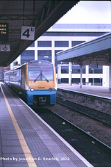 Arriva Trains Wales #175006 in Cardiff Central Station, Cardiff, Wales (UK), 2012