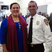 Olympian Sarah Robles & Fire Chief Pat Tomlinson (4073)