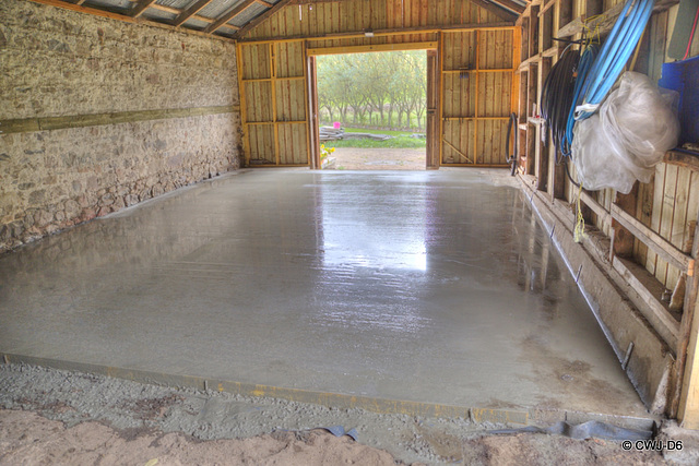 Time for a barn dance to celebrate the new floor?