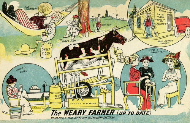 The Weary Farmer (Up to Date), by Frank W. Swallow