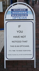 Time for an eye-test