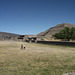 auf der Zeremonienstraße in Teotihuacán