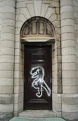 Porte fantôme dinosaure / Dinosaur ghost door - 4 juillet 2009,