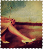 Floryneige - Timbre escarpins blancs / White heels stamp   - 27 octobre 2008