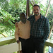 Kun Alphonse Waseka, kunordiganto de la orfejo de Goma (Kongolando), kiu vojaĝis al Kigali por konatiĝi kun mi