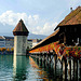 Le pont de la Chapelle de Lucerne...