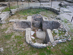 Acropole de Ialysos : baptistère chrétien