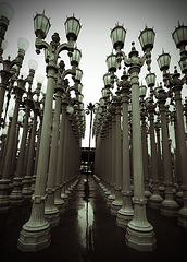Urban Light by Chris Burden at LACMA (8200A) Lomified
