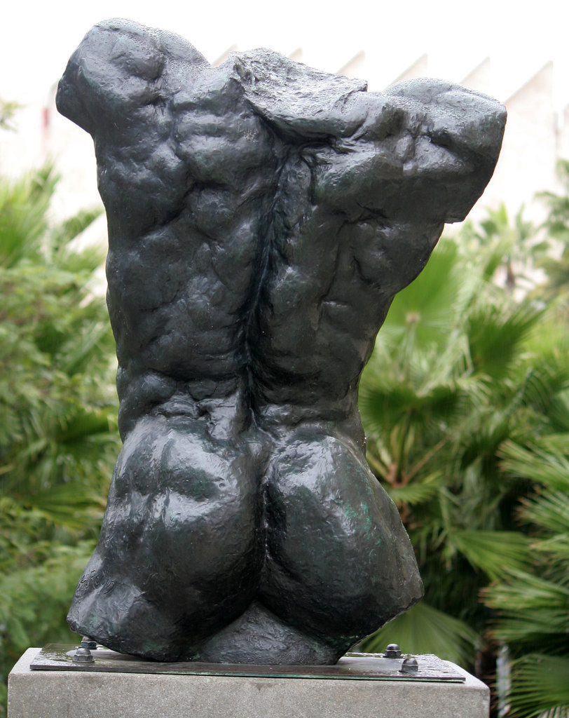 Marsyas (Torso of the 'Falling Man') by Rodin at LACMA (8226)