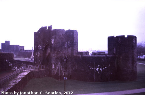 Caerphilly Castle, Picture 3, Edited Version, Caerphilly, Wales (UK), 2012