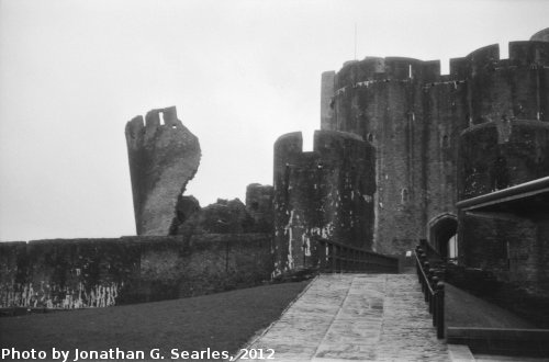 Caerphilly Castle, Picture 21, Caerphilly, Wales (UK), 2012